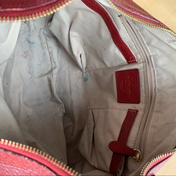 Cole Haan ‘village’ hobo shoulder bag in red - Picture 5 of 5